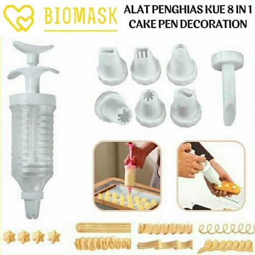 Alat Penghias Kue 8in1 Cake Decoration Penghias Tart Cookies