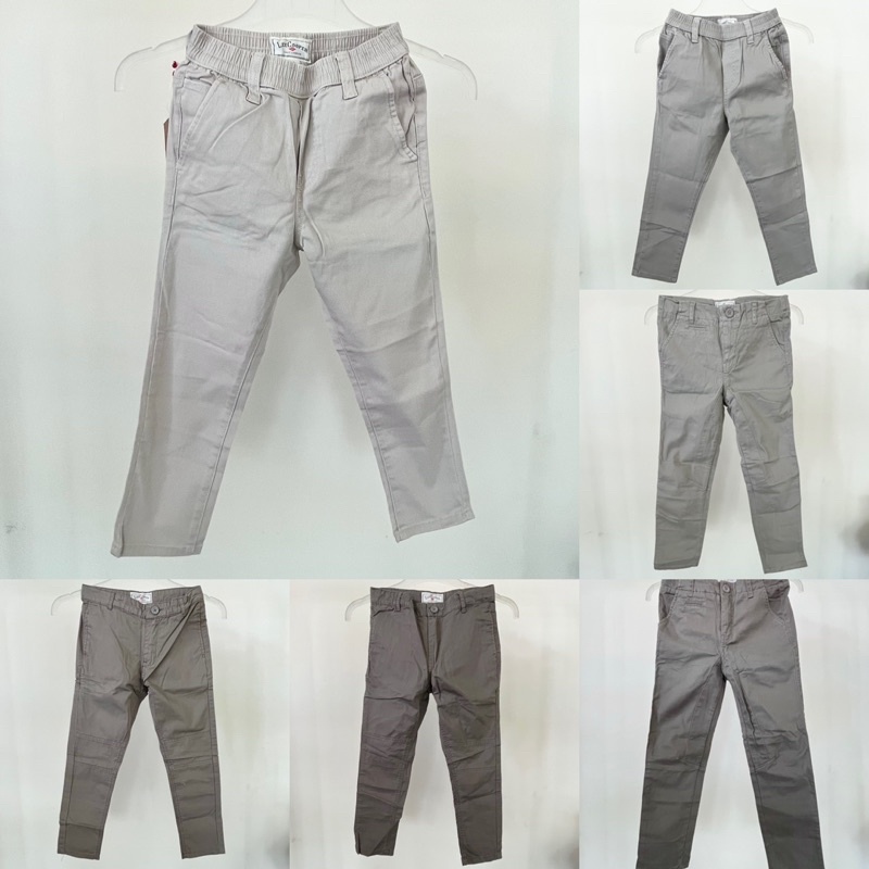Lee Cooper Celana Chino Katun Panjang Anak Laki-laki Panjang Original Branded