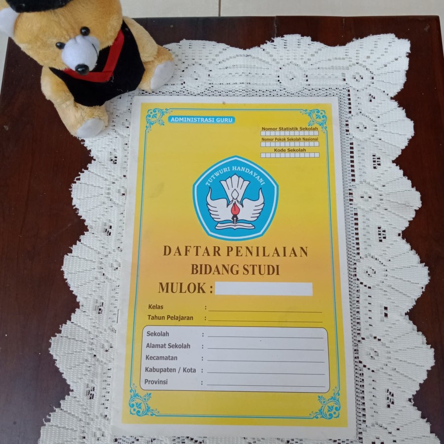 

Buku daftar penilaian bidang studi mulok(Khusus guru bidang)