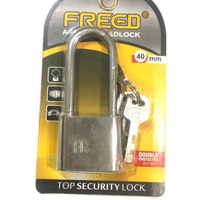 ORII KUNCI GEMBOK PADLOCK ATS 30 40 M LEHER PANJANG - 30 MM