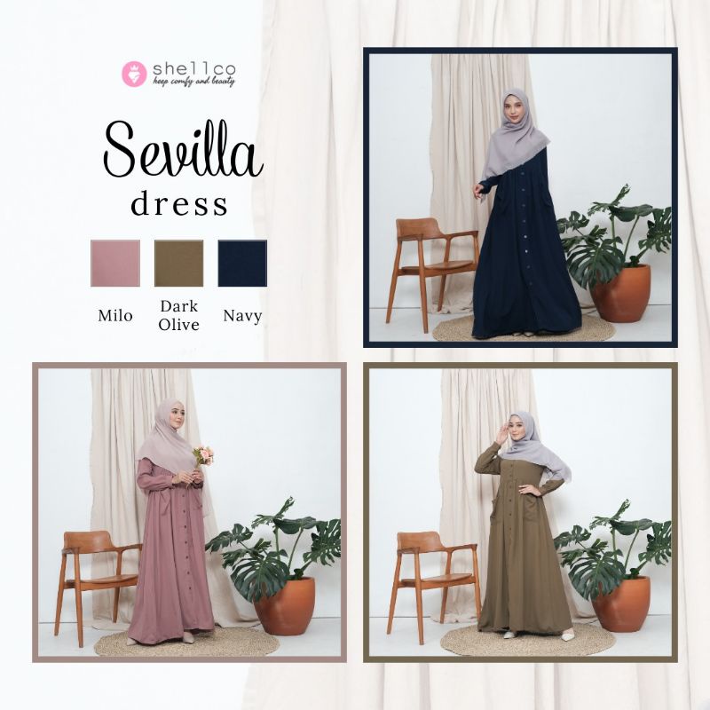 Sevilla dress by shellco Hijab Ready