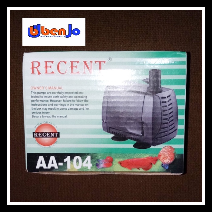 Pompa Celup Kolam - Aquarium Recent RECENT AA 104 AA104