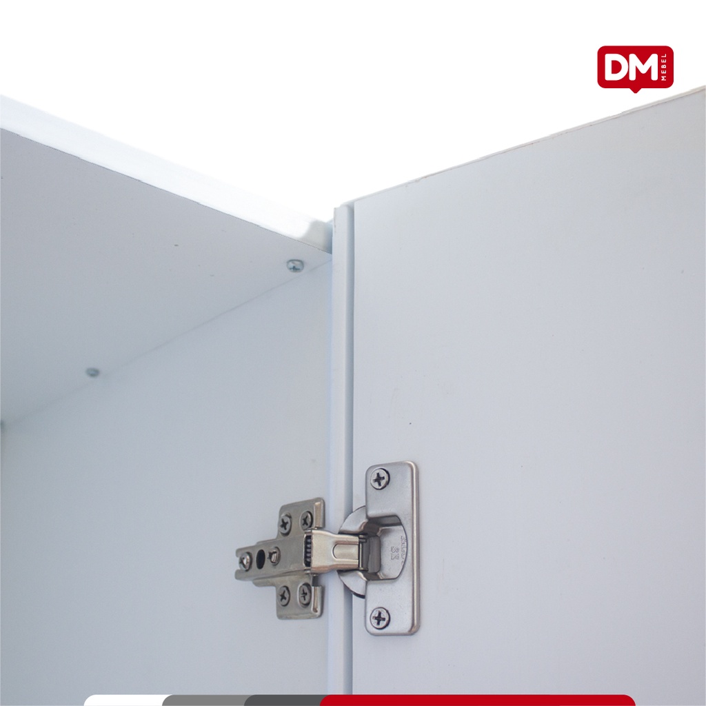 Lemari UPVC Pintu 3 Edelweiss - DM Mebel
