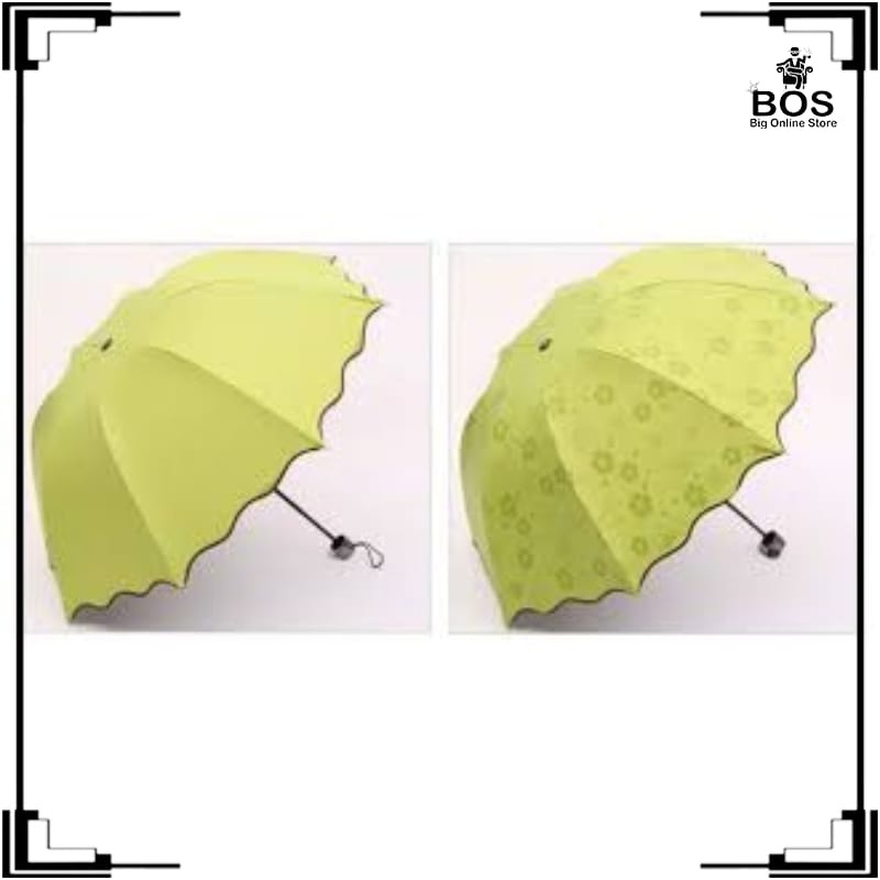 BOS PAYUNG MAGIC 3D LIPAT / UMBRELLA PORTABLE / PAYUNG HUJAN ANTI SINAR MATAHARI UV / PAYUNG LIPAT 3D MOTIF