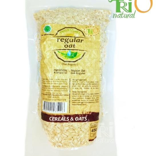 

Terbaru dan terlaris Trio Natural Oat Regular 450 gram gas !!