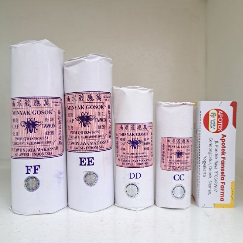 Minyak tawon CC DD EE FF minyak gosok minyak tawon 20ml 30ml 60ml 90ml