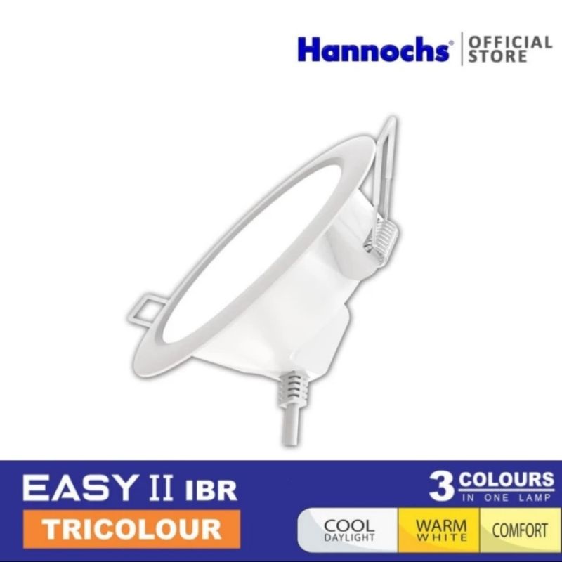 HANNOCHS EASY II IBR 3W 3 WATT TRICOLOUR / HANNOCHS EASY II 3W 3 WATT TRICOLOUR BULAT TANAM PLAFON