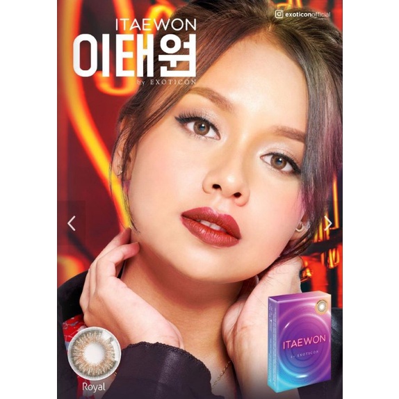 Itaewon Softlens Warna By Exoticon Ukuran Normal Sampai -2.50