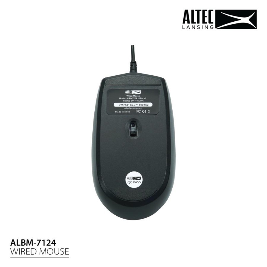 Mouse Kabel USB / Mouse Wired Altec Lansing ALBM7124