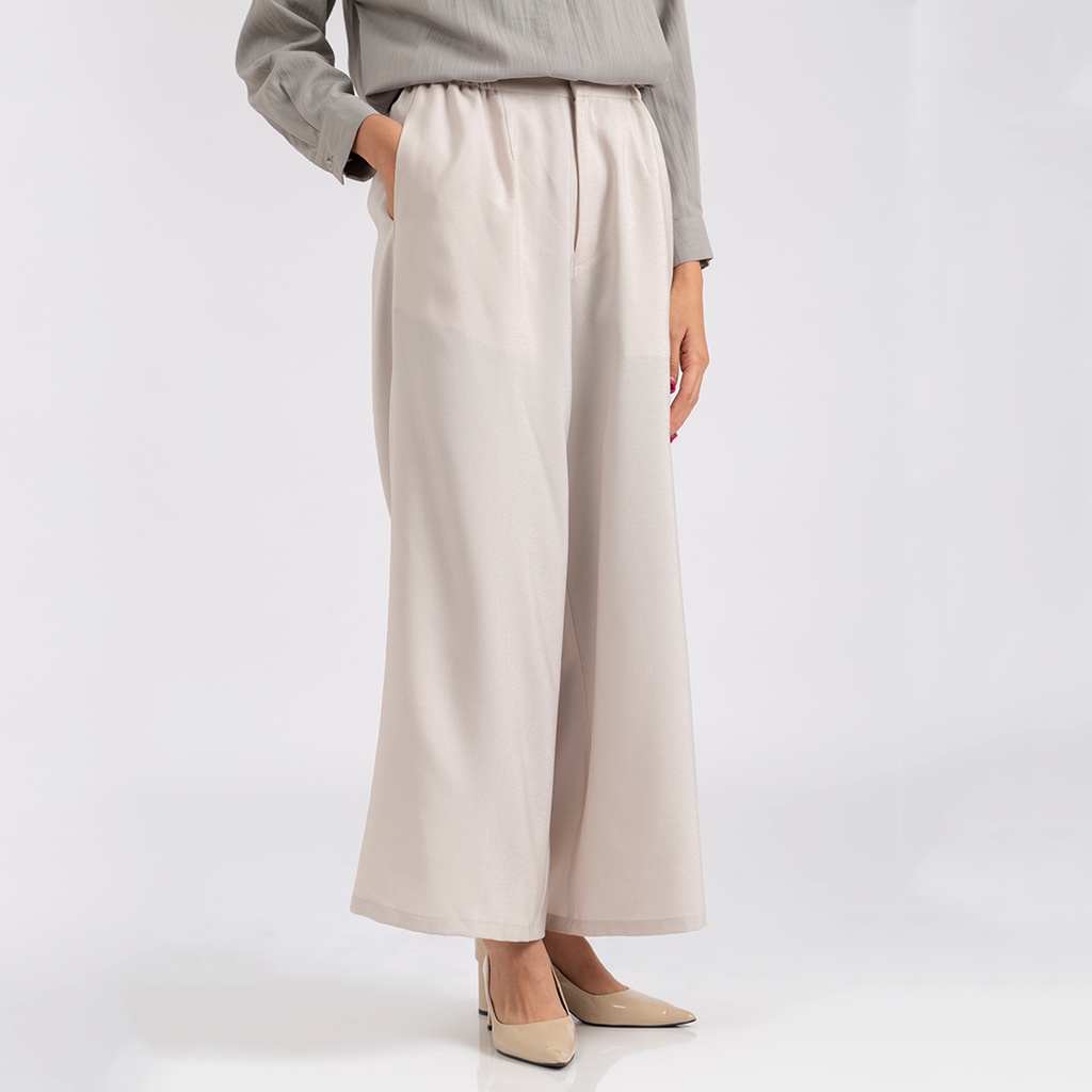 KIAN PANTS PLAIN GREY - KAMI