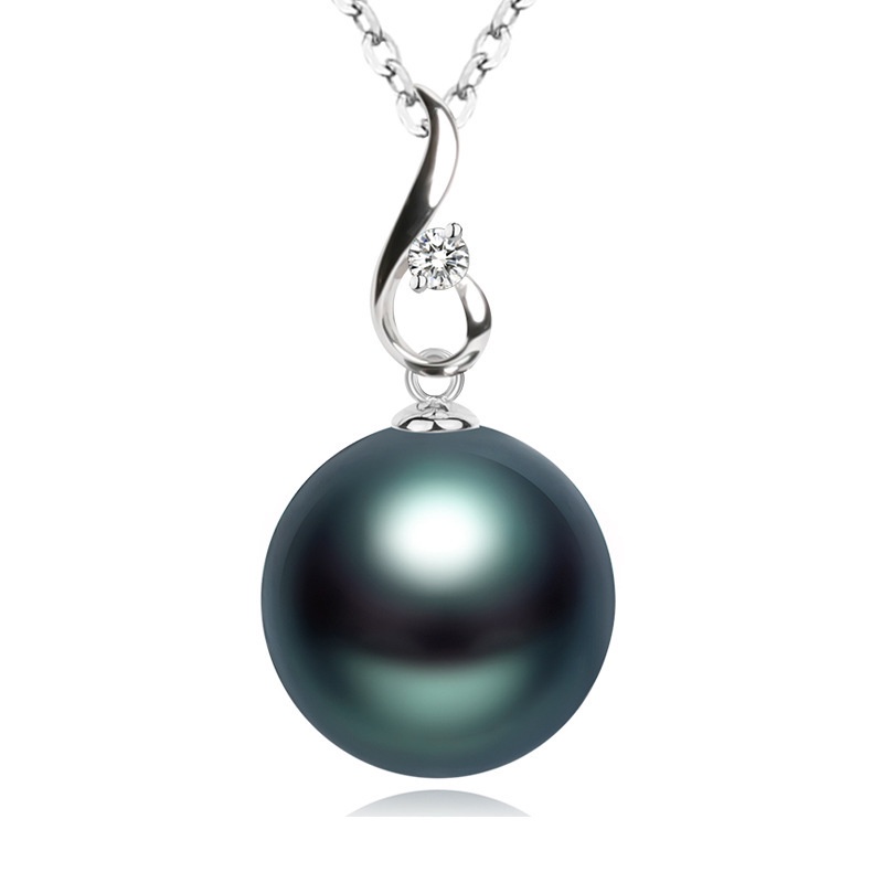 Bluelans Fashion Women Round Faux Pearl Pendant Necklace Party Long Chain Jewelry Gift