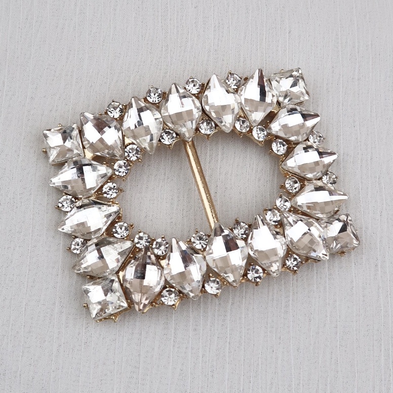 Kepala Ikat Pinggang Pearl Mutiara Berlian Diamond Mewah Adeline