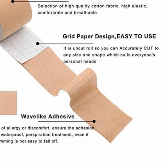 body tape bra/push up boobs tape/selotip bra - cream/beige