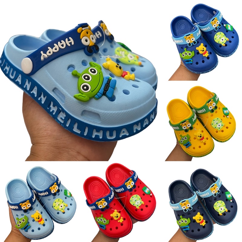 [ IMPORT ] Sandal Baim anak Kartun / Sandal Rumah Winnie The pooh