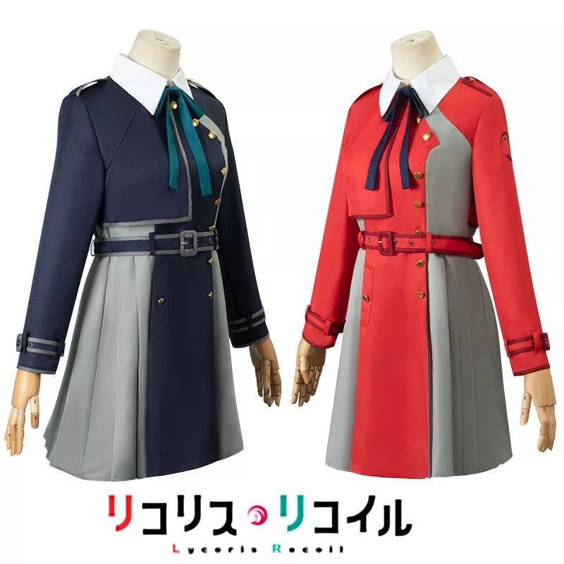 Costume Chisato Nishikigi & Takina Inoue Lycoris Recoil Cosplay Size Terlengkap