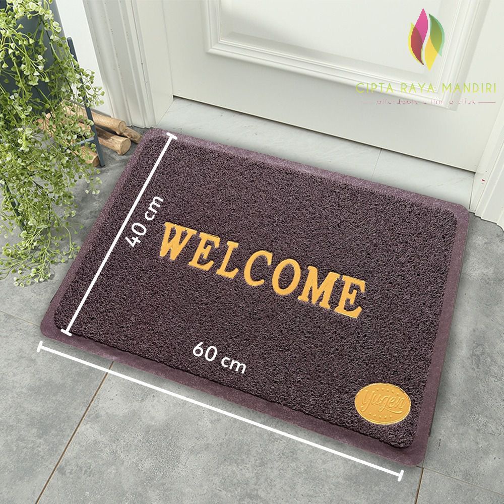 KESET WELCOME PREMIUM 40x60cm / Keset Bihun ANTISLIP