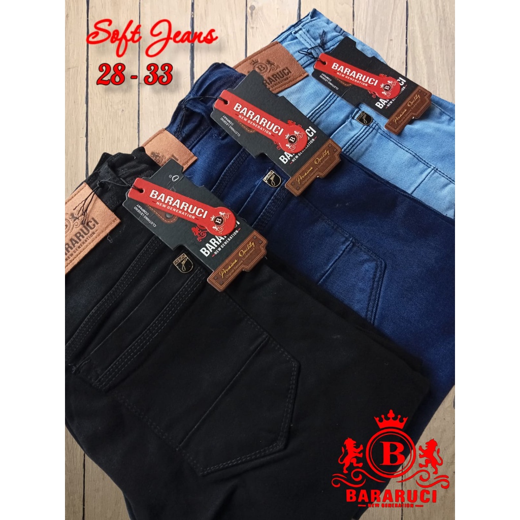 Celana Jeans Panjang Slimfit Pensil Original Bararuci Pemium Size 28 Sampai 33 Model Kekinian