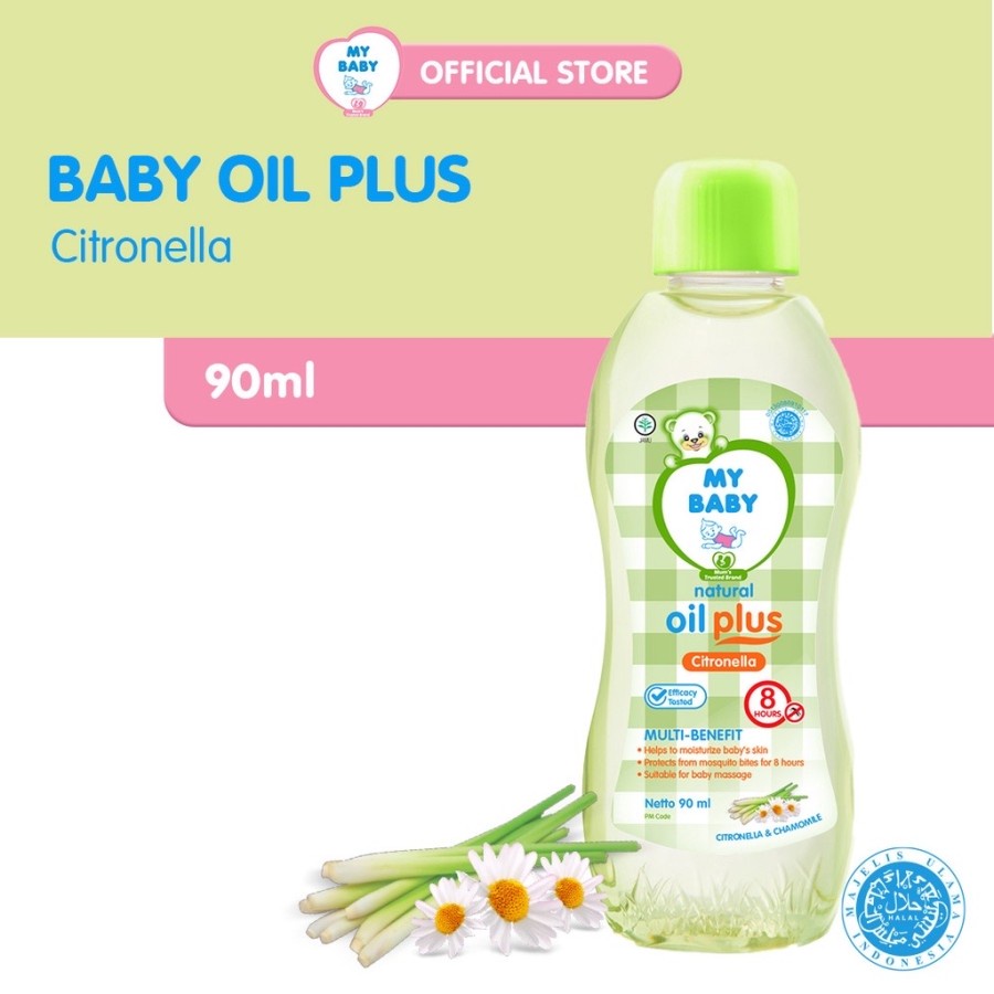 Jual My Baby Minyak Pijat Bayi Baby Oil Plus Citronella Pelembut Kulit