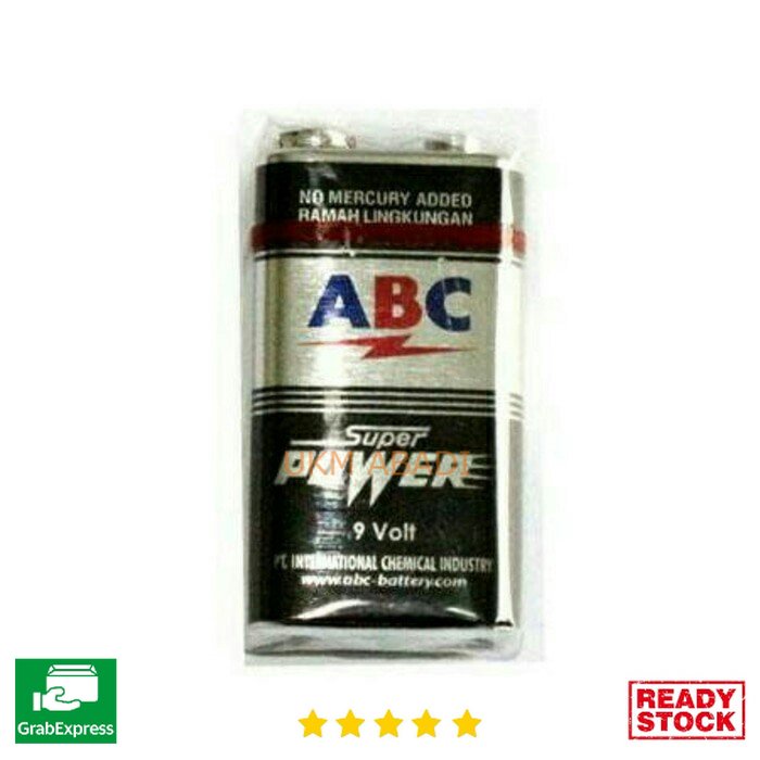 BATERAI KOTAK  9V ABC SUPER POWER Isi 1 Buah