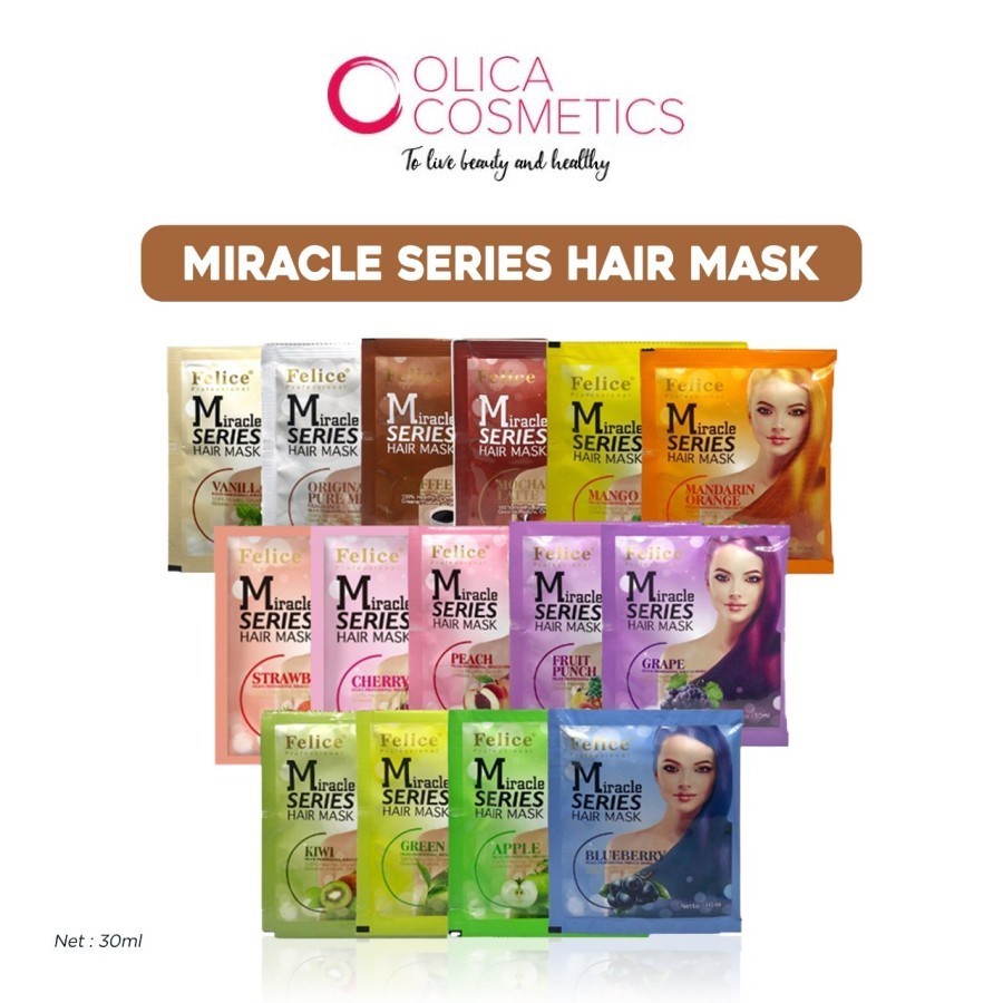 Felice Hair Mask / Masker Rambut Sachet 30ml ORIGINAL