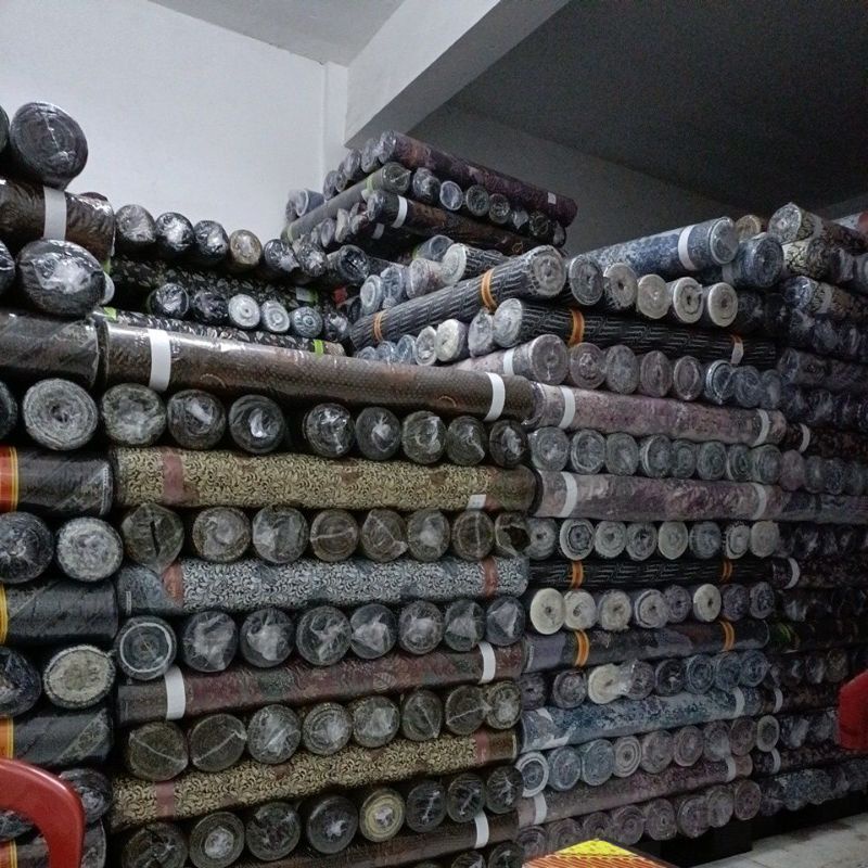 [ COD ] Bahan Batik Halus Printing Meteran & Gulungan Tanah Abang Batik Murah Bahan Batik Seragaman