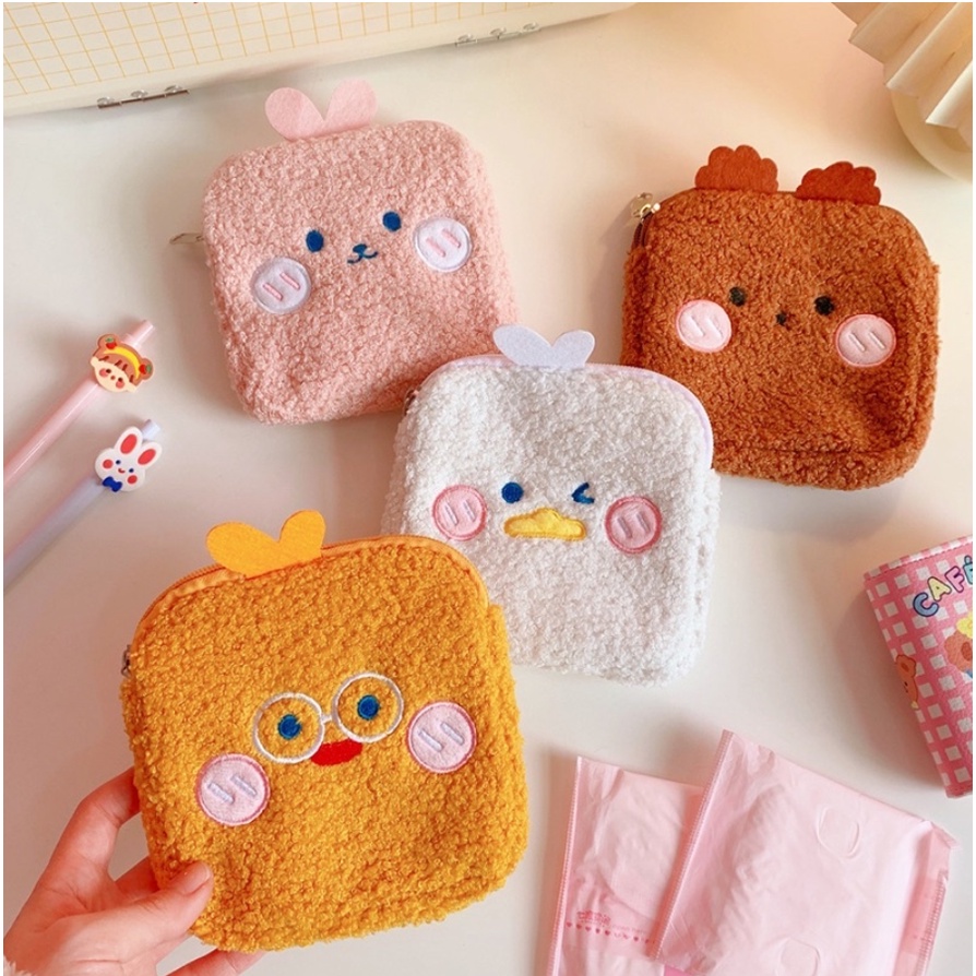 DOMPET MINI KOIN CUTE / MAKE UP POUCH / DOMPET MINI / TRAVEL WALLET / POUCH MINI LUCU KARAKTER KARTUN/ DOMPET HEADSET