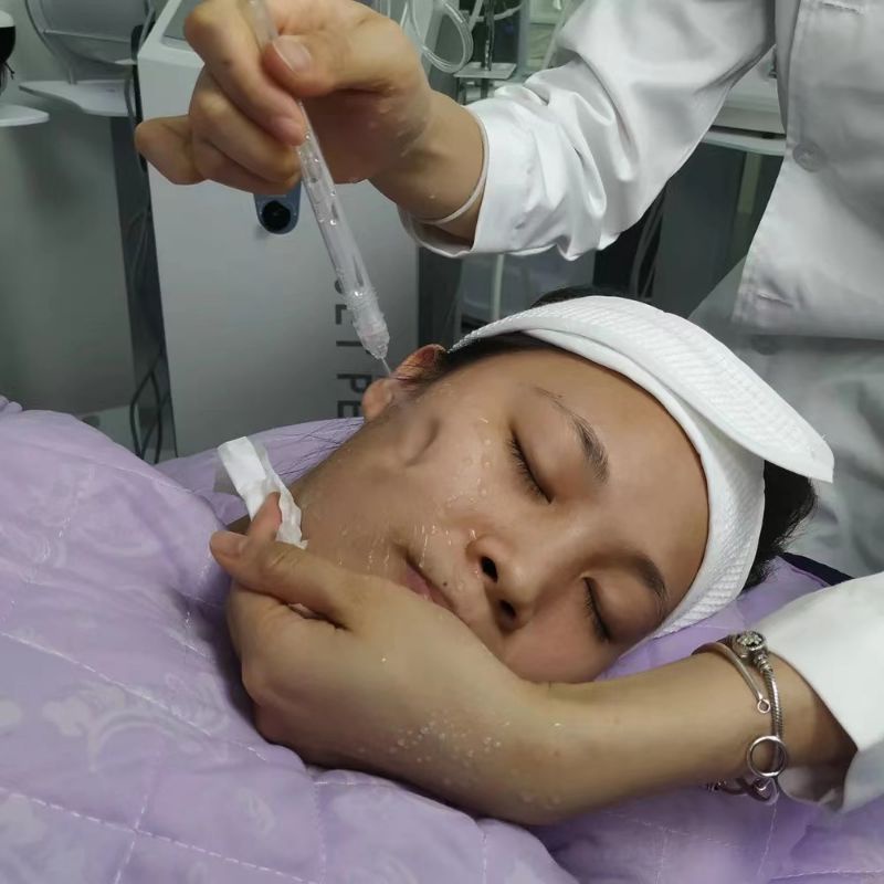 SUPER STRONG JET PEEL OXYGEN  4IN1 COMEDO SUCTION DERMABRASION AND PDT LIGHT BEAUTY FACIAL