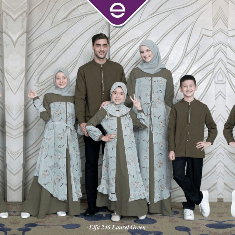 SARIMBIT ETHICA ELFA 246 LAUREL GREEN (KAGUMI 253, KAHFI 226, KAGUMI KIDS 121, KAHFI KIDS 167)