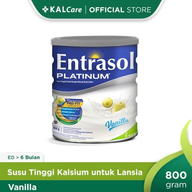 

[ COD ] Entrasol Senior Platinum Vanila 800 gr