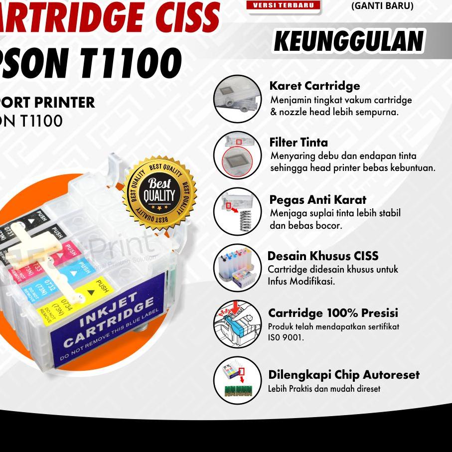 Cartridge Ciss Infus Printer Epson T1100