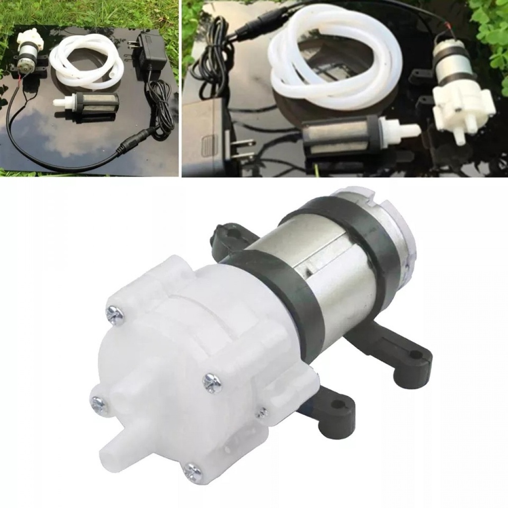 Pompa Air Aquarium Mini Kencang Ikan Fish Tank 12 V
