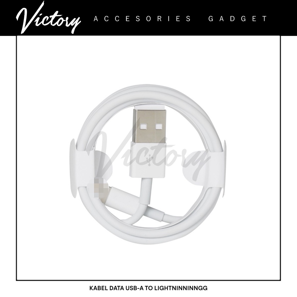 Kabel Charger 1M USB to ORIGINAL - Kabel Data USB-A to Ligthhnninnggg