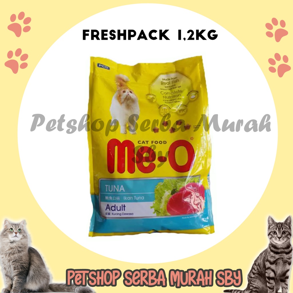 MeO Tuna Adult Freshpack 1.2kg - Makanan Kering Kucing Dewasa - Cat Dry Food