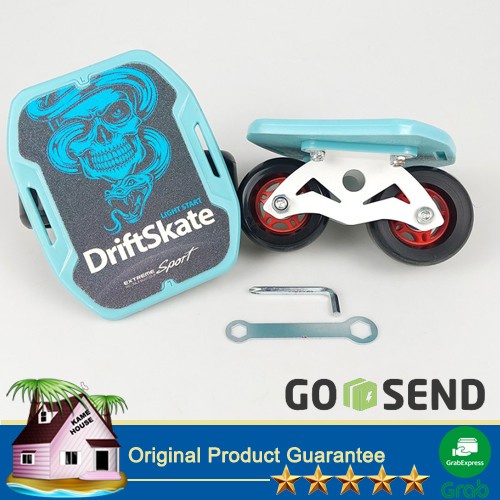 Roda Drift Two Roller Skateboard Plate Drift Board Papan Sepatu Roda Kado 2