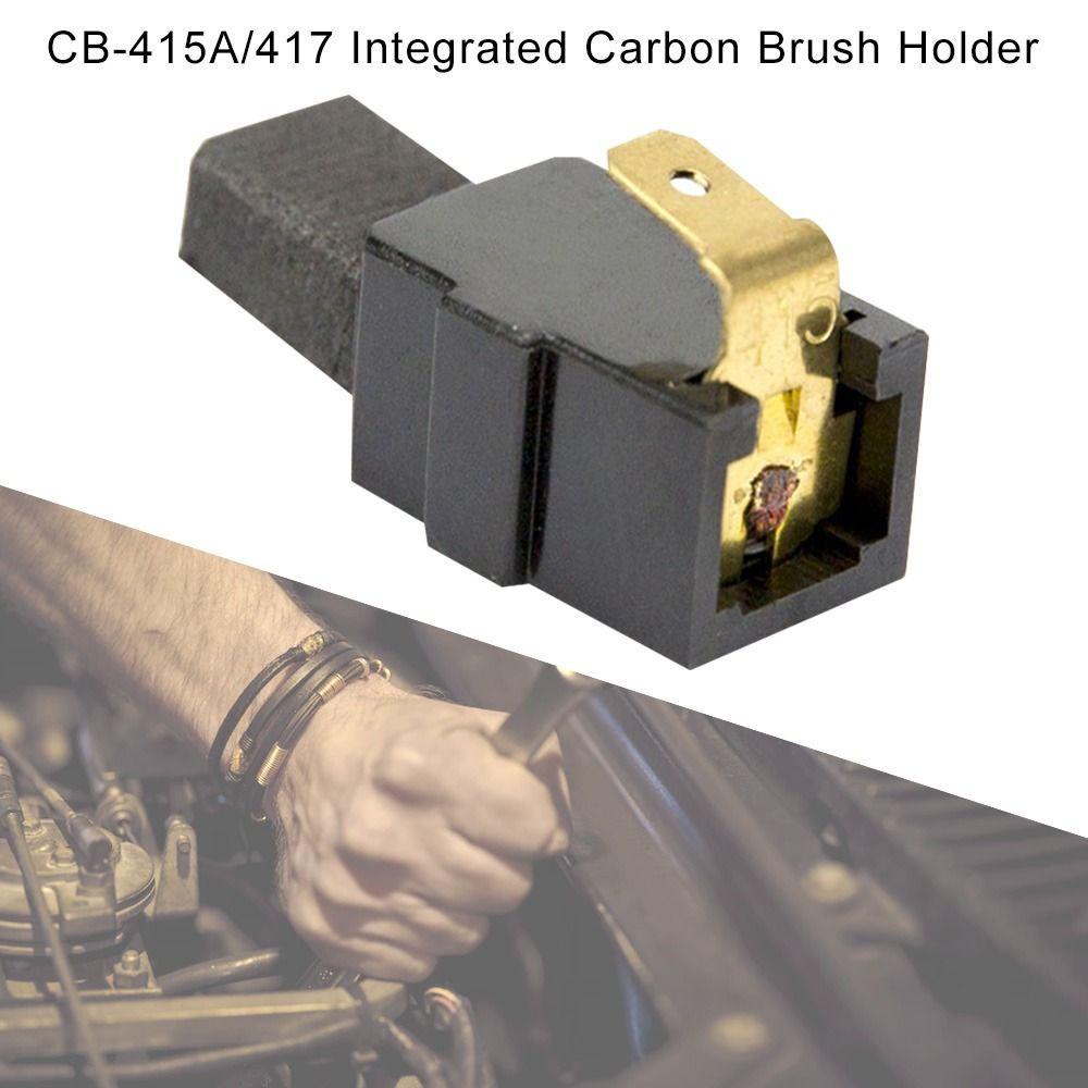 Top 2pcs Carbon Brush Holder Carbon Brush Holder New CB-415A/417Kunci Pas Elektrik Sikat Suku Cadang Mesin Bensin