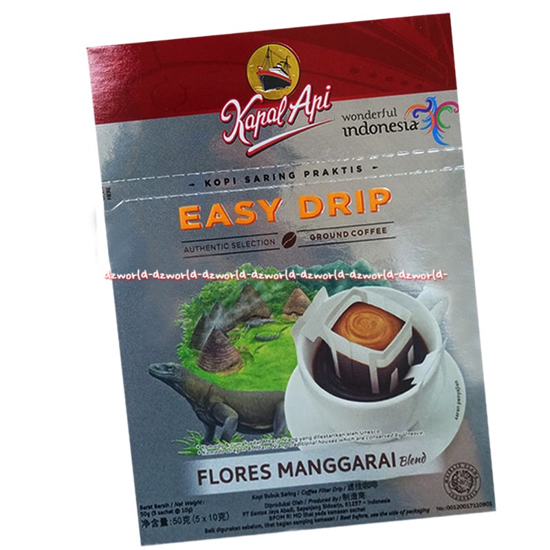 Kapal Api Easy Drip Flores Manggarai 5sachet Blend Kopi Forest Bubuk Kapalapi Dengan Saringan Kopi Saring Coffee Drip Flores Mangarai