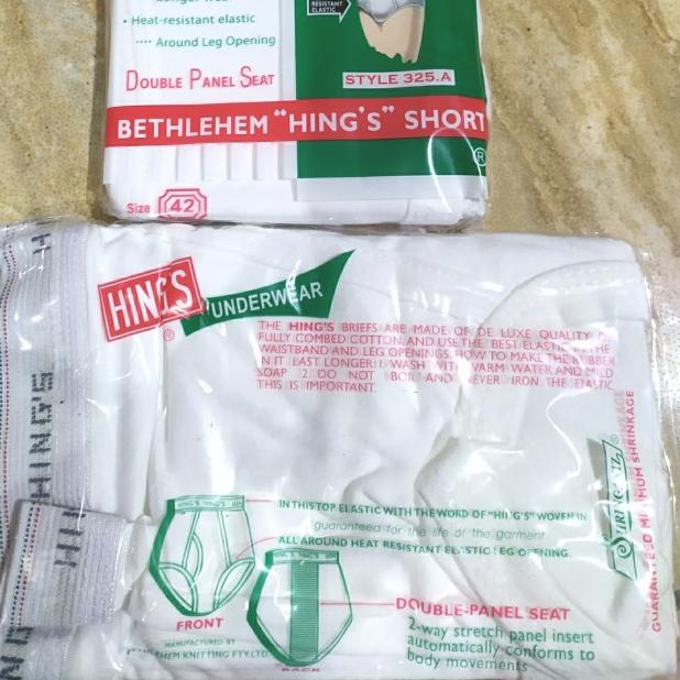 Celana Dalam Hings HK Import (Size 38-42) | Kolor Laki Laki - 40