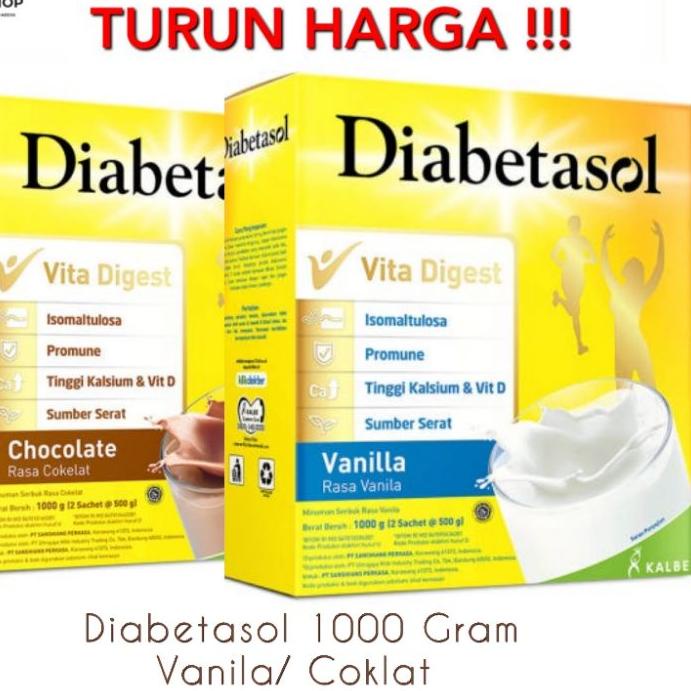 

10.10 FLASH SALE DIABETASOL Susu Diabetasol 1Kg / 630gr / Diabetasol 1000 gr !!