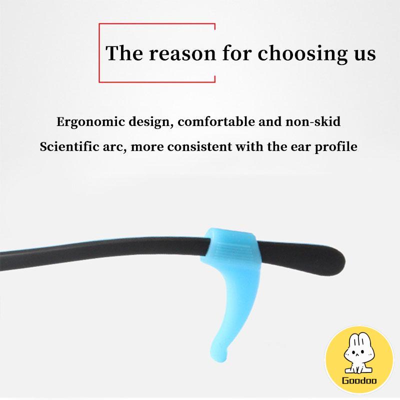 Silicone Anti-Slip Telinga-hooks Untuk Kacamata Kacamata Sunglasses Sodoo -Doo