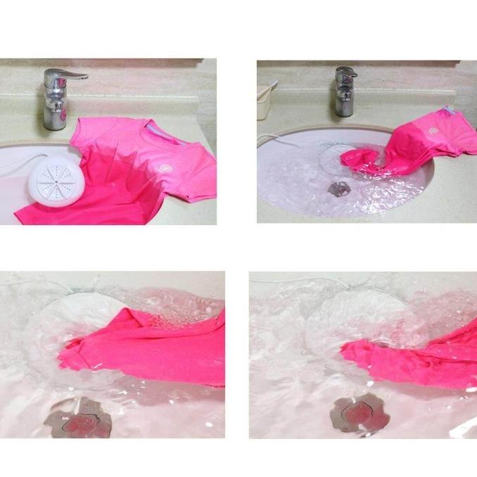 Mesin Cuci Turbin Ultrasonik Portabel Mini Mesin Cuci Dengan Kabel