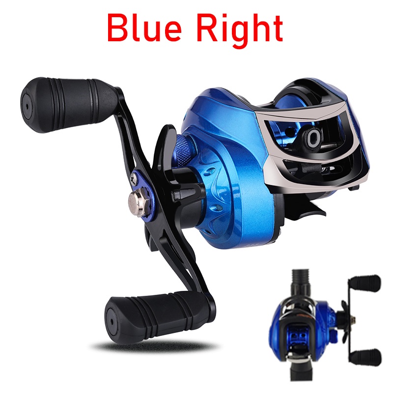 Baitcasting Fishing Reel Metal Spool High Speed 10KG Max Drag BC Kecepatan Tinggi Up To Casting Reel 18+1BB 8.1:1 Reel pancing BC Reel  Kecepatan Tinggi  Laut Memancing Untuk Bass Di Lingkungan Laut Reel Fishing Wheel Gulungan Kabel Gear