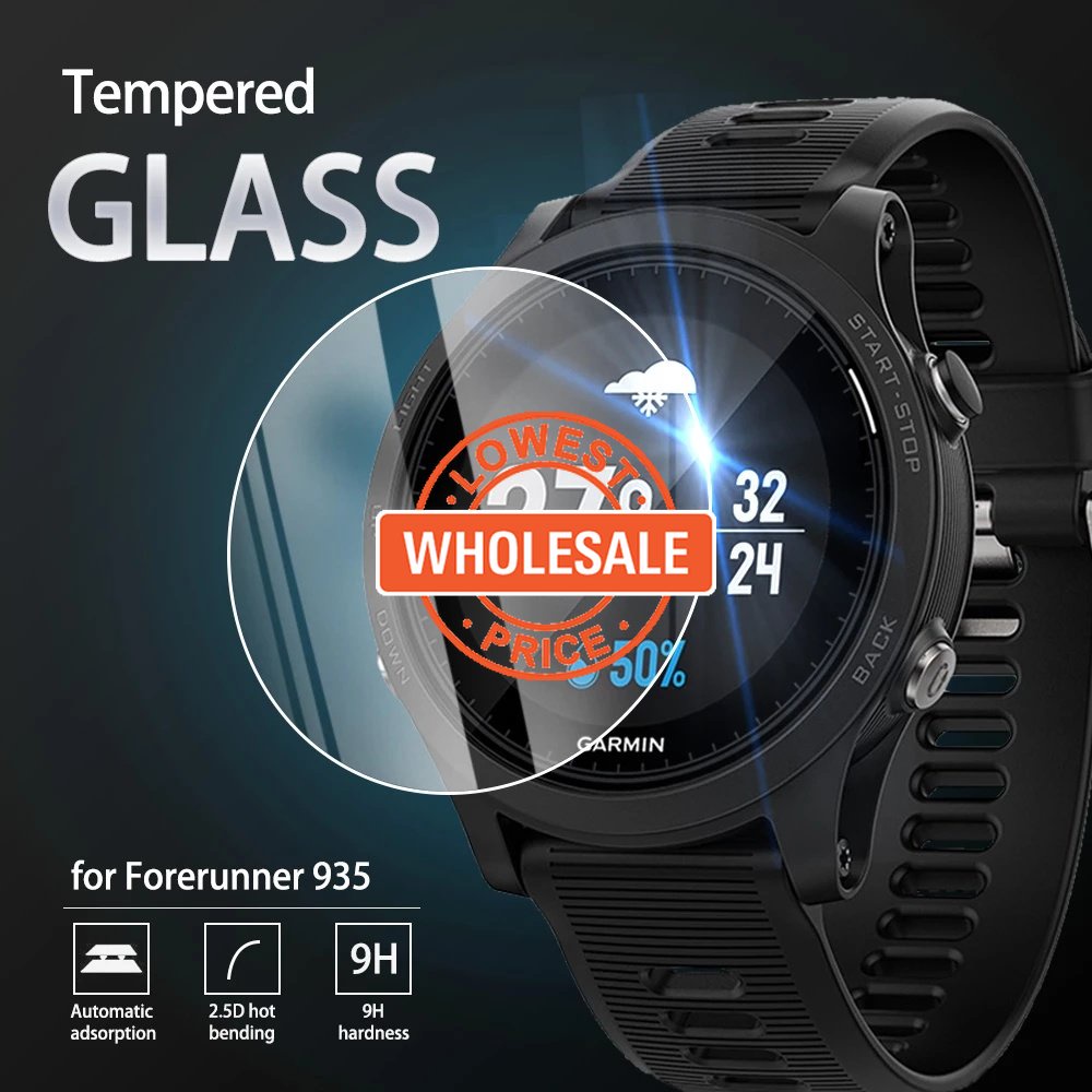 Tempered Glass Pelindung Layar Smartwatch Garmin Forerunner 255 Anti Gores