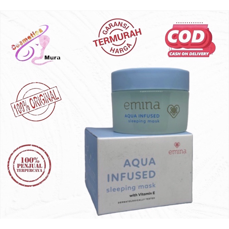 EMINA AQUA INFUSED SLEEPING MASK - SLEEPING MASK EMINA