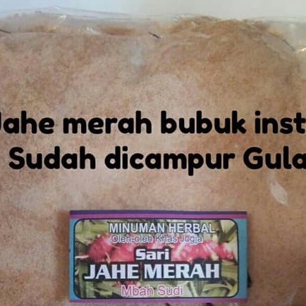 

JAMU BUBUK JAHE MERAH INSTAN TERMURAH- 250 GRAM