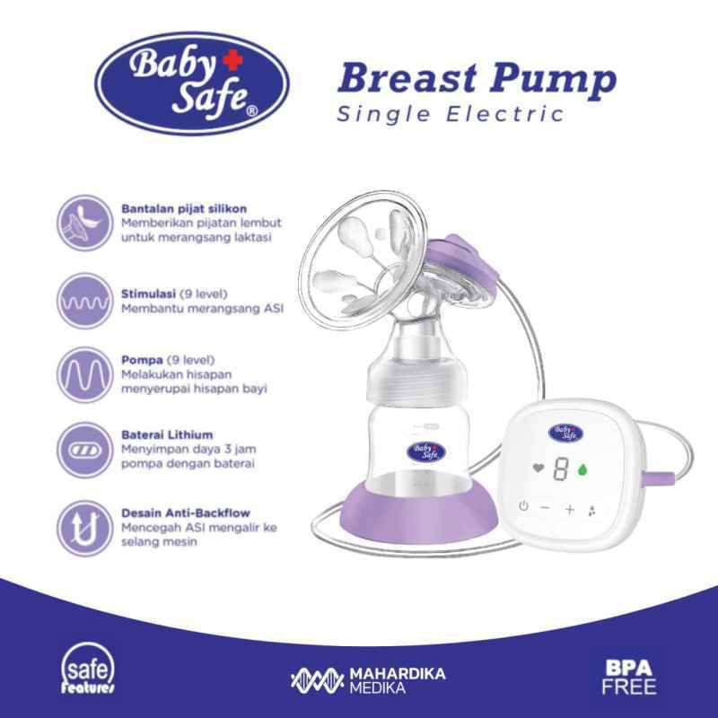 POMPA ASI ELEKTRIK BABY SAFE BREAST PUMP ELEKTRIK BABY SAFE