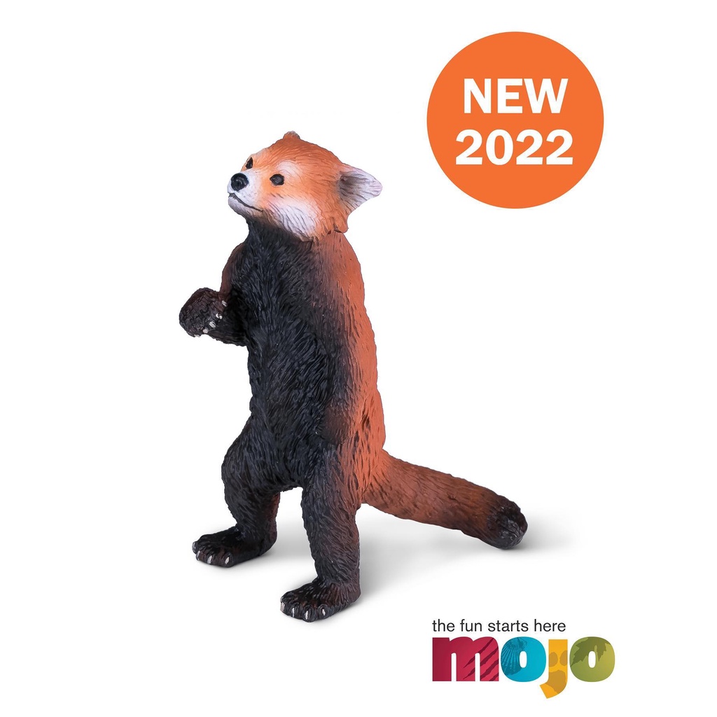 Mojo | Mojo Fun Animal Figurine Red Panda / Panda Merah – Wildlife Collection | Mainan Miniatur Bina