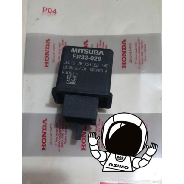 flasher  sen relay riting Led pin 3 original mitsuba honda fi new vario 125 pcx adv cbr cb150r sonic