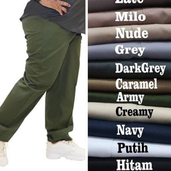 Hot Sale--CELANA BAGGY PANTS JUMBO KATUN STREATCH/CELANA JUMBO WANITA MUAT BB 40-100kg