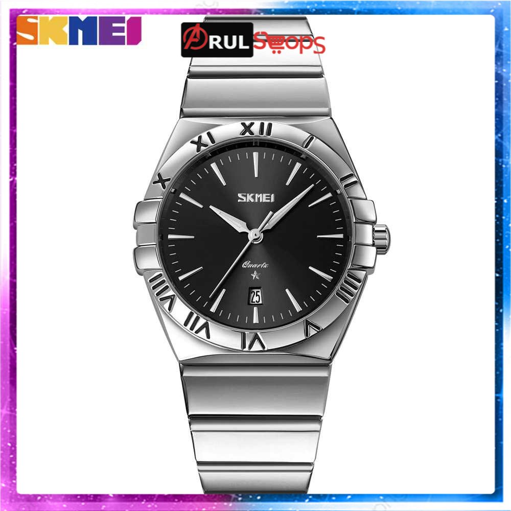 ARS - SKMEI Jam Tangan Analog Pria Strap Stainless Steel - 9257