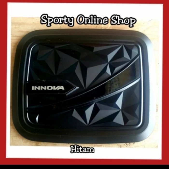 Tank cover Toyota Kijang innova 2005-2015 tutup tank bensin sporty Variasi Mobil